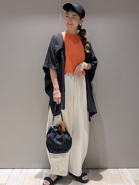 「アイテム（チュニック）」を使った、310lepsim75さん（レディース・163cm）の夏コーディネート