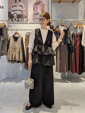 「アイテム（ショルダーバッグ）」を使った、310lepsim75さん（レディース・163cm・40代）の春コーディネート