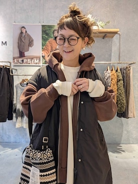 「アイテム（その他アウター）」を使った、310lepsim75さん（レディース・163cm・40代）の秋コーディネート