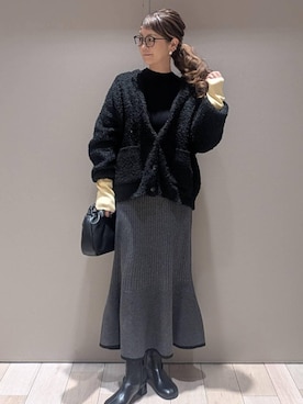 「アイテム（スカート）」を使った、310lepsim75さん（レディース・163cm・40代）の冬コーディネート