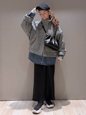 310lepsim75さん(レディース・163cm)の冬コーディネート