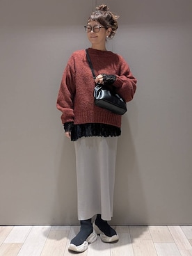 310lepsim75さん(レディース・163cm)の冬コーディネート