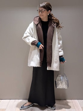 310lepsim75さん（レディース・163cm）の冬コーディネート