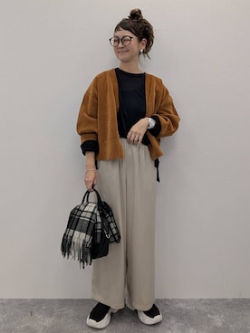 「アイテム（トップス）」を使った、310lepsim75さん（レディース・163cm・40代）の秋コーディネート