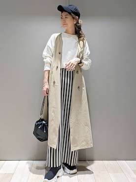 「LEPSIM（レプシィム）のアイテム（トレンチコート）」を使った、310lepsim75さん（レディース・163cm）の春コーディネート