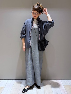 「アイテム（サロペット/オーバーオール）」を使った、310lepsim75さん（レディース・163cm・40代）の春コーディネート