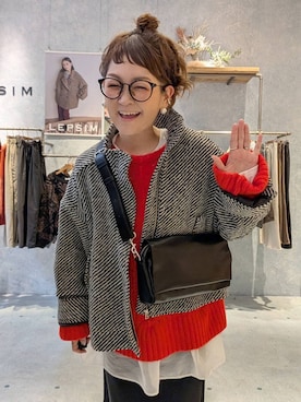 「アイテム（トップス）」を使った、310lepsim75さん（レディース・163cm・40代）の冬コーディネート