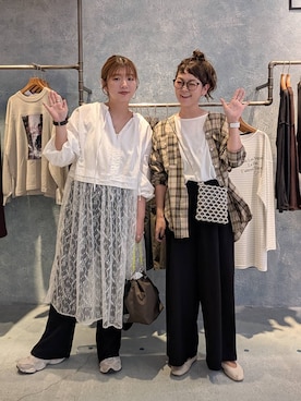 「アイテム（Tシャツ/カットソー）」を使った、310lepsim75さん（レディース・163cm・40代）の夏コーディネート