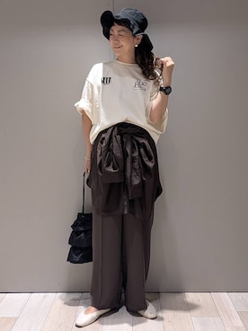「アイテム（パンツ）」を使った、310lepsim75さん（レディース・163cm・40代）の夏コーディネート