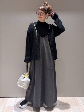 「アイテム（ワンピース/ドレス）」を使った、310lepsim75さん（レディース・163cm・40代）の秋コーディネート