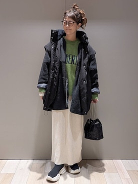 「アイテム（スカート）」を使った、310lepsim75さん（レディース・163cm・40代）の冬コーディネート