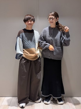 「アイテム（ニット/セーター）」を使った、310lepsim75さん（レディース・163cm・40代）の秋コーディネート