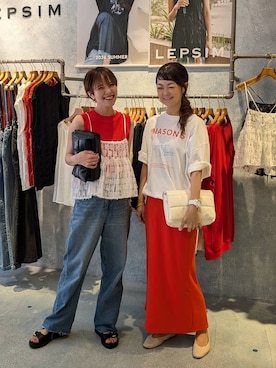 310lepsim75さん（レディース・163cm）の夏コーディネート