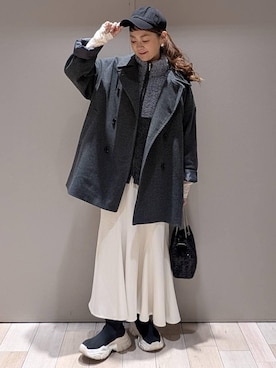 「アイテム（スカート）」を使った、310lepsim75さん（レディース・163cm・40代）の冬コーディネート