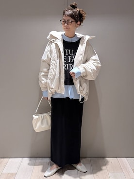 「アイテム（その他アウター）」を使った、310lepsim75さん（レディース・163cm・40代）の冬コーディネート