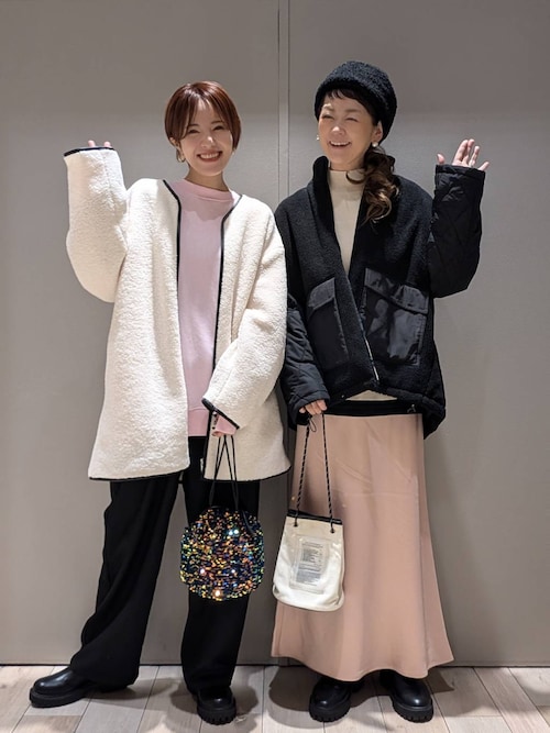 スタンドボアキルトジャケット 132454（ブルゾン）｜LEPSIM