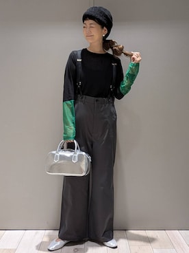 ゴーページ LEPSIM（レプシィム） パンツ サス付きツイルパンツ 133623 レディース