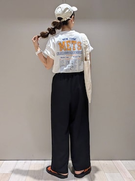 「アイテム（帽子）」を使った、310lepsim75さん（レディース・163cm・40代）の夏コーディネート