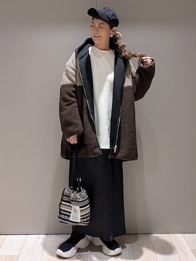 「アイテム（パーカー）」を使った、310lepsim75さん（レディース・163cm・40代）の秋コーディネート