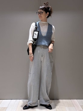 「アイテム（デニムパンツ）」を使った、310lepsim75さん（レディース・163cm・40代）の秋コーディネート