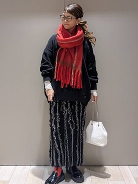 「アイテム（スカート）」を使った、310lepsim75さん（レディース・163cm・40代）の冬コーディネート