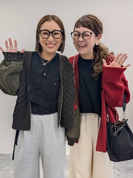 「アイテム（カーディガン/ボレロ）」を使った、310lepsim75さん（レディース・163cm）の秋コーディネート