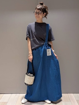 「アイテム（ハンドバッグ）」を使った、310lepsim75さん（レディース・163cm・40代）の夏コーディネート