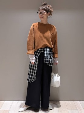 310lepsim75さん（レディース・163cm）の冬コーディネート