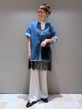 「LEPSIM（レプシィム）のアイテム」を使った、310lepsim75さん（レディース・163cm）の春コーディネート