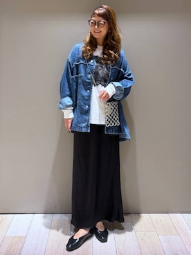 「LEPSIM（レプシィム）のアイテム（スカート）」を使った、310lepsim75さん（レディース・163cm）の秋コーディネート