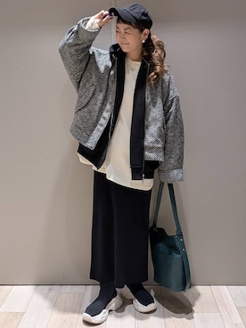 「アイテム（ブルゾン）」を使った、310lepsim75さん（レディース・163cm・40代）の秋コーディネート