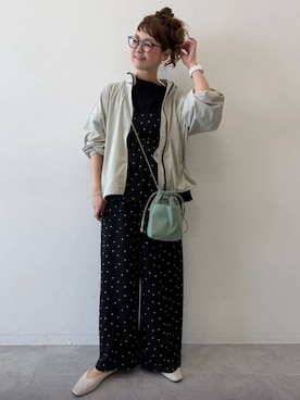 「アイテム（サロペット/オーバーオール）」を使った、310lepsim75さん（レディース・163cm・40代）の春コーディネート