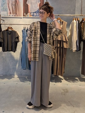 「アイテム（パンツ）」を使った、310lepsim75さん（レディース・163cm・40代）の夏コーディネート