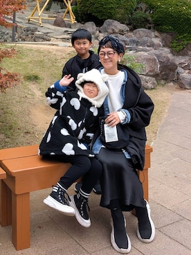 「アイテム（パーカー）」を使った、310lepsim75さん（レディース・163cm・40代）の冬コーディネート