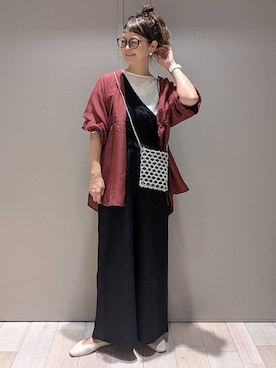 「アイテム（ベスト）」を使った、310lepsim75さん（レディース・163cm・40代）の夏コーディネート