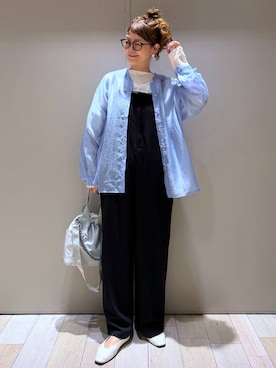 「アイテム（マタニティウェア/グッズ、ブラック系）」を使った、310lepsim75さん（レディース・163cm）の春コーディネート