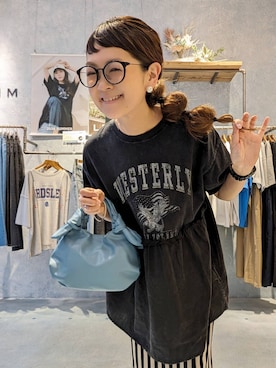 「LEPSIM（レプシィム）のアイテム（Tシャツ/カットソー）」を使った、310lepsim75さん（レディース・163cm）の春コーディネート