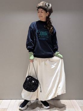 310lepsim75さん（レディース・163cm）の冬コーディネート