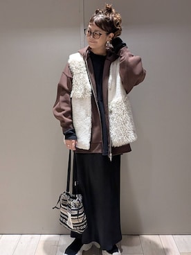「アイテム（ブーツ）」を使った、310lepsim75さん（レディース・163cm・40代）の秋コーディネート