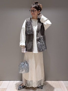 「アイテム（その他トップス）」を使った、310lepsim75さん（レディース・163cm・40代）の秋コーディネート