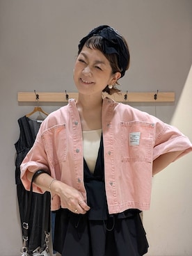 「アイテム（タンクトップ）」を使った、310lepsim75さん（レディース・163cm・40代）の夏コーディネート