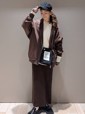 「アイテム（スカート）」を使った、310lepsim75さん（レディース・163cm・40代）の冬コーディネート