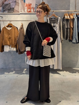 「アイテム（パンツ）」を使った、310lepsim75さん（レディース・163cm・40代）の秋コーディネート