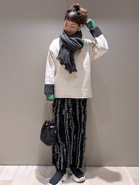 「アイテム（スカート）」を使った、310lepsim75さん（レディース・163cm・40代）の冬コーディネート