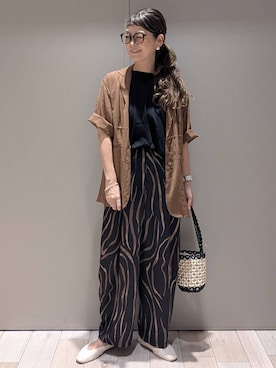 「アイテム（Tシャツ/カットソー）」を使った、310lepsim75さん（レディース・163cm・40代）の夏コーディネート
