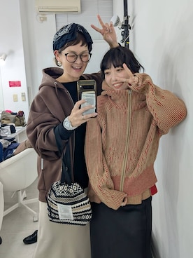 「アイテム（パーカー）」を使った、310lepsim75さん（レディース・163cm・40代）の秋コーディネート