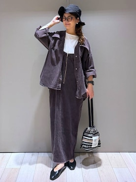 「LEPSIM（レプシィム）のアイテム（Tシャツ/カットソー）」を使った、310lepsim75さん（レディース・163cm）の秋コーディネート