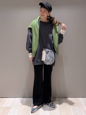 「アイテム（スウェット）」を使った、310lepsim75さん（レディース・163cm・40代）の冬コーディネート