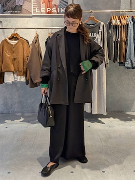 「アイテム（Tシャツ/カットソー）」を使った、310lepsim75さん（レディース・163cm・40代）の秋コーディネート