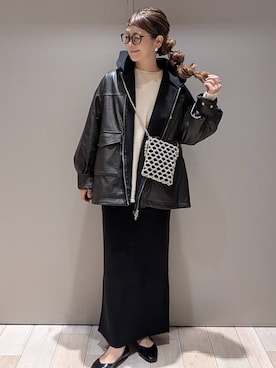「アイテム（ジャケット/アウター）」を使った、310lepsim75さん（レディース・163cm・40代）の秋コーディネート